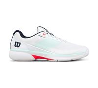 Wilson Rush Lite 5 Scarpa per tutte le superfici Uomini - bianco, turchese, Taglia: 43 1/3