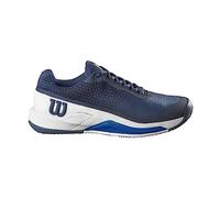Wilson Rush PRO 4.0 Clay, Sneaker Uomo, Navy Blazer/White/Lapis Blue, 44 EU