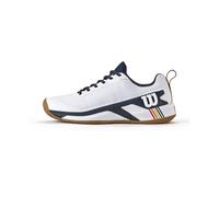 Wilson Rush PRO 4.5 Clay, Scarpa da Tennis Uomo, White/Navy Blazer / Gum1a, 46 2/3 EU
