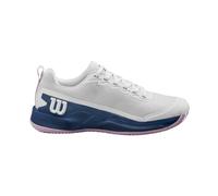 Wilson Rush PRO 4.5 Clay, Tennis Shoe Uomo, White/Ensign Blue/Pirouette, 39 1/3 EU