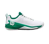 Wilson Rush Pro 4.5 Scarpa Per Terra Rossa Uomini-Bianco,Verde in bianco, Taglia: 44 2/3