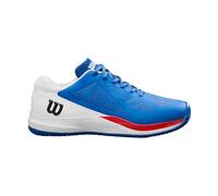 Wilson Rush PRO Ace Clay, Scarpa da Tennis Uomo, Deja VU Blue/White/Infrared, 40 2/3 EU