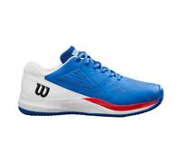 Wilson Rush PRO Ace Clay, Scarpa da Tennis Uomo, Deja VU Blue/White/Infrared, 46 EU