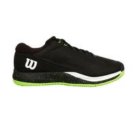 Scarpe da tennis da uomo Wilson Rush Pro Ace Clay TP - black/green/white - Nero (48)
