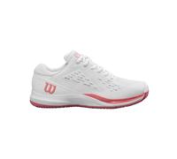 Wilson Rush PRO Ace JR, Scarpa da Tennis, White/White/Mauveglow, 38 2/3 EU