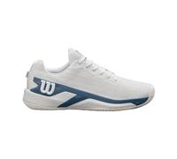 Wilson Rush PRO Extra Duty, Scarpa da Tennis Uomo, White/China Blue/Silver Birch, 42 2/3 EU
