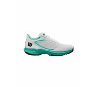 Scarpe da donna per il padel Wilson Hurakn Lite - white/turquoise/black - Bianco (38 2/3)