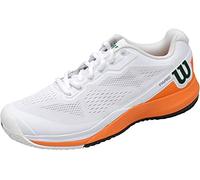 Wilson Scarpe da tennis da donna, RUSH PRO 3.5 PARIS W, Bianco/Arancione/Nero, 37 1/3, Per tutte le superfici, Per tutti i tipi di giocatori, WRS327730E045