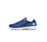 Wilson Scarpe da tennis da uomo Rush Lite 5 Clay, Deja Vu blu/bianco/giallo di sicurezza, 11.5
