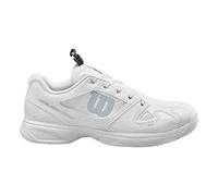 Wilson, Scarpe da tennis per bambini/ragazzi, RUSH PRO JR QL, Bianco/Bianco/Celeste, Per tutte le superfici, Per tutti i tipi di giocatori, WRS326220E125, 31 EU