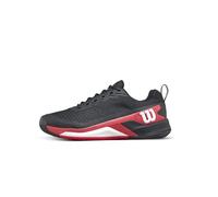 Wilson Rush PRO 4.5, Scarpa da Tennis Uomo, Black/Infrared/White, 48 EU
