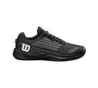 Wilson Scarpe da Tennis Rush PRO Extra Duty da Uomo, con Stabilità ProWeave e Cuscinetti Anti-Attrito Resistenti, per Protezione e Prestazioni su Tutti i Campi, Colore: Nero/Bianco, Taglia: 7