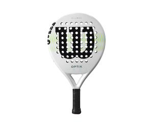 Wilson Scopri la Potenza della Racchetta Wilson Optix V1 La Wilson Optix V1 è la scelta ideale per chi si avvicina al gioco del padel e cerca una racchetta che offra controllo e precisione. Con la sua