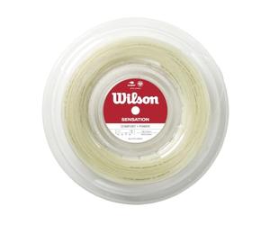 Wilson Sensation Matassa Corda Tennis 200 m | Corda multifilamento da tennis confortevole e resistente, con riduzione delle vibrazioni e ottimo rapporto qualità-prezzo