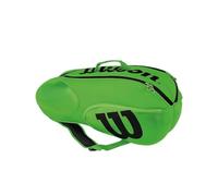 Wilson Sporting Goods Mini Vancouver 6 Pack Tennis Bag, Verde/Nero