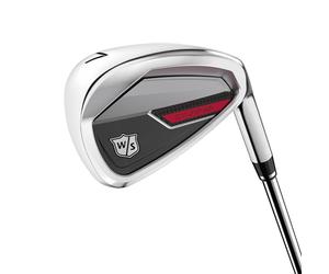 Wilson Staff Golf Clubs, Dynapower Iron Set 5-PW, SW, Graphite, per Uomo
