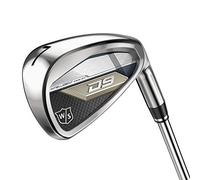 Wilson Staff Golfschläger-Eisensatz, D9, 5-PW, Uniflex, Für Destrimani, Schaft aus Acciaio, 6-teilig, Argento/Blu, WGR200020