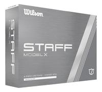 Wilson Staff Model X, Palla da Golf Unisex-Adult, Bianco, No Size