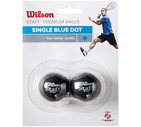Set di 2 palle Wilson Staff squash point bleu Noir TU