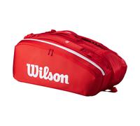 Borsa per racchette Wilson Super Tour Red 15PK 2025