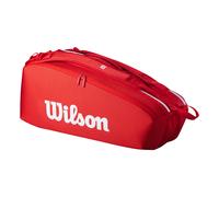 Wilson Borsa per 6 racchette Super Tour Rosso/Bianco 2025