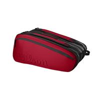 WILSON Super Tour Clash V2.0 - Sacca da tennis, confezione da 15, Nero/Rosso/(multicolore), Taglia unica, Sportivo