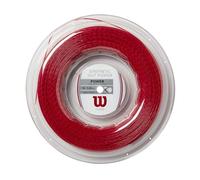Wilson Synthetic Gut Power, WR830140216 Bobina di Corda per Racchette da Tennis, Calibro 16 (1.30 mm), Rosso