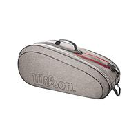 Wilson Team 6 Pack Heather Grey Team Borsa da tennis