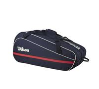 Wilson Team Con una Spaziosa Tasca Per Gli Accessori e Tracolla Regolabile, Offre una Protezione Completa Per La Racchetta