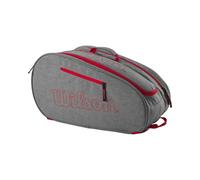 Wilson Team Grey Red Portaracchette Wr8903704001 Grey