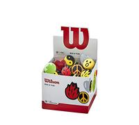 Wilson Box O' Fun Dampeners, Tennis Dampener Unisex-Adult, Multicolore, 100 Pezzi