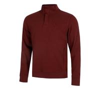 Wilson Tennis Club 1/2 Zip Mock Felpa Uomini - berry