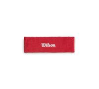 Wilson Terry Logo Fascia Per Capelli, Con Tecnologia Traspirante, Resistente Al Sudore, Realizzata In Tessuto Ad Asciugatura Rapida, Colore: Infrarosso, Taglia: Unica