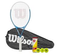 Wilson Ultra Power 112 XL - Racchetta da tennis 2025 (racchetta da tennis, copertura e palline da tennis, impugnature taglia L3 (4 3/8")