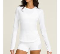 Wilson W All Day Long Sleeve Manica lunga - bianco, Taglia: XL