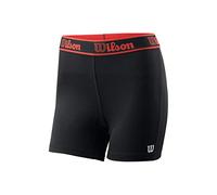 Wilson W Compression Base 2.5 Short, Pantalone Corto Unisex-Bambini, Nero, L