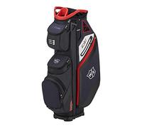 Wilson W/S Exo Cart, Borsa da Golf Uomo, Nero/Argento, Taglia Unica