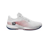 Wilson Wilson Homme KAOS Swift 1.5 Tennis Shoe, White/Deja Vu Blue Red, 40 EU