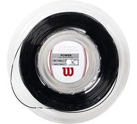 Wilson WRZ905200 Corda da Tennis Synthetic Gut Power, Bobina 200 m, Unisex, Nero, 1.30 mm