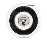 Wilson WRZ907600 Corda da Tennis Revolve Spin, Bobina 200 m, Unisex, Nero, 1.30 mm
