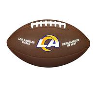 Wilson WTF1748XBLA Palla da Football Americano NFL TEAM LOGO, Misura Ufficiale, Pelle Composita