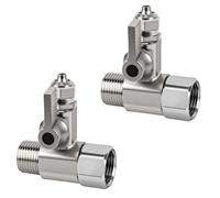 Wilsonzin 2 Pezzi Distributore di Raccordo Acqua per Tubo da Giardino Adattatore Raccordo Acqua T Pezzo 3/8 X 3/8 X 1/4 per Frigoriferi Filtri Acqua Sistemi di Penetrazione Macchine da caffè