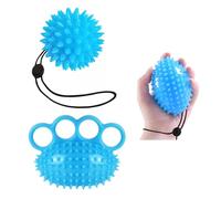 Wilsonzin 3pcs Pallina Antistress Mano Terapia,Pallina Riabilitazione Mano Palline Antistress Allenamento Mani e Dita,Alleviare Stress Mano Massaggio Palline Palla per Anziani,Adulti e Bambini