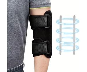 Wilsonzin Tutore Tunnel Cubitale Sindrome Tutore per Stecca Notturna per Sindrome del Tunnel Cubitale Tutore del gomito regolabile per tendinite per Supporto, Slogati, Palestra, Tennis, Golf