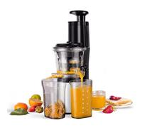 Wiltal | Slow Juicer | Estrattore di succo per verdure e frutta| JC-280 | | Con apertura da 76 mm | Estrattore elettrico per frutta | Motore silenzioso | Facile da pulire | 150 Watt | Senza BPA