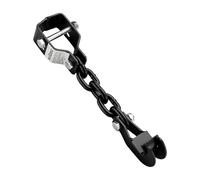 Wiltec Adattatore binda per sollevamento paraurti, gancio da paraurti per binda, fino a 1361 kg, in acciaio, accessorio per hi-lift e farm jack
