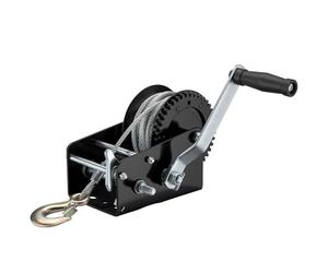 Wiltec Argano manuale 1500kg fune 10m trasmissione 4,1:1 9,8:1 verricello