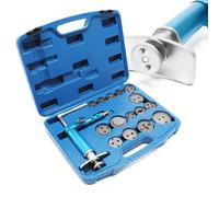 Wiltec Arretratore pneumatico per pistoncini freni set 16 pezzi con valigetta