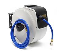 Wiltec Avvolgitubo automatico 15 metri Avvolgitore tubo aria compressa a parete