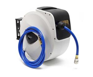 Wiltec Avvolgitubo automatico 15 metri Avvolgitore tubo aria compressa a parete